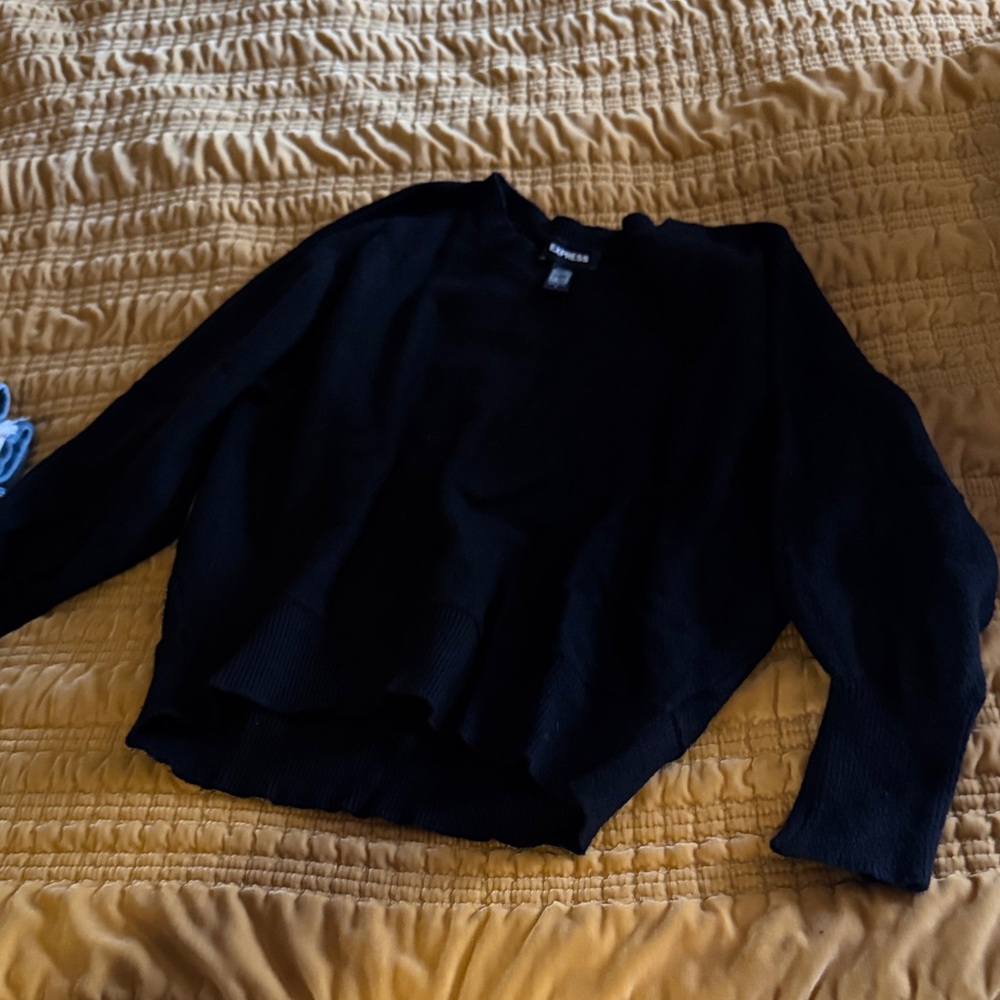 Express Black Crew Neck Sweater